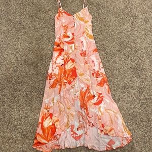 Size small floral high low dress